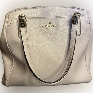 Coach Baby Pink Leather Handbag Convertible Crossbody